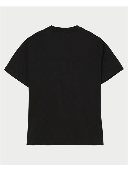 T-shirt nera EA7 per bambini con logo EMPORIO ARMANI EA7 | 7B000093-AF10373UC001